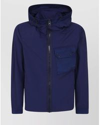 C.P. Company - Hooded Snap Button Pocket Jacket - Lyst