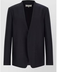 Maison Margiela - Virgin Wool V-Neck Suit Jacket - Lyst