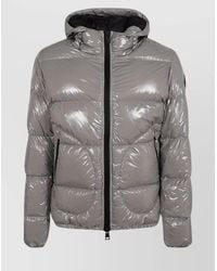 Herno - Gloss Hooded Down Bomber Jacket - Lyst