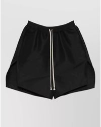 Rick Owens - Drawstring Faun Boxer Shorts Side Slits - Lyst