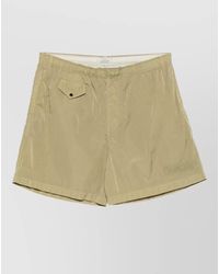 C.P. Company - Nylon Swim Shorts Elastic Waistband Pockets - Lyst