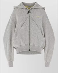 The Attico - Hooded Sweatshirt Featuring Distinctive Logo Detail - Lyst