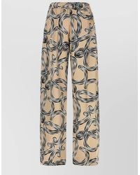 Loewe - Silk Pant Abstract Print Ibiza Style - Lyst