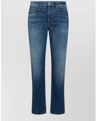 7 For All Mankind - Denim Slim-Fit Straight-Leg Jeans - Lyst
