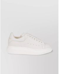 McQueen - Leather Oversized Low-Top Sneakers - Lyst