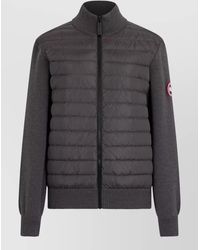 Canada Goose - Padded Jacket Mesh Inserts Ribbed Cuffs - Lyst