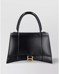 Balenciaga - Hourglass Medium Leather Shoulder Bag - Lyst