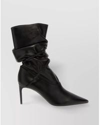 Rene Caovilla - Leather Rhinestone Ankle Boots - Lyst