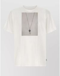 MM6 by Maison Margiela - Cotton Graphic Print Short-Sleeve T-Shirt - Lyst