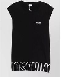 Moschino - Logo Print Short Sleeve T-Shirt - Lyst