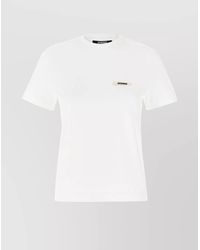 Jacquemus - Cotton Crew-Neck Short-Sleeve T-Shirt - Lyst