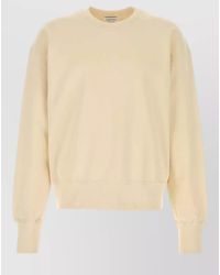 McQueen - Cotton Sweatshirt Structured Cuffs And Hem - Lyst