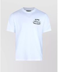Amiri - Graphic Print Crew Neck Short Sleeve Top - Lyst