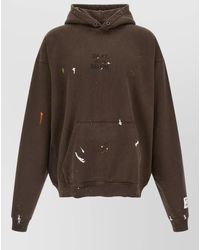 GALLERY DEPT. - French Logo Paint Effect Hooded Sweatshirt - Lyst
