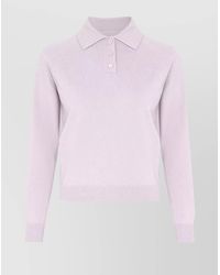 Maison Margiela - Virgin Wool Polo Shirt - Lyst
