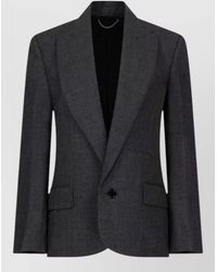 Victoria Beckham - Virgin Wool Tailored Suit Jacket - Lyst