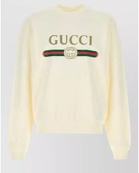Gucci - Cotton Crewneck Sweatshirt - Lyst