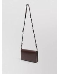Jil Sander - Tangle Calf Leather Cross-Body Bag - Lyst