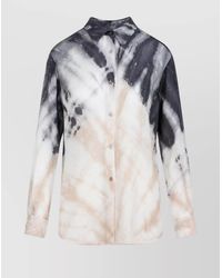 Gabriela Hearst - Cashmere Silk Wool Long-Sleeve Shirt - Lyst
