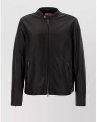 DIESEL - 'Carver' Stand Collar Zippered Pockets Jacket - Lyst