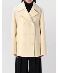 Jil Sander - Double-Breasted Felted Wool Jacket - Lyst