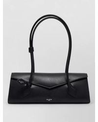 Alaïa - Leather Le Teckel Flap Medium Shoulder Bag - Lyst