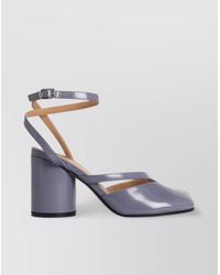Maison Margiela - 'Tabi' Open Toe Block Heel Sandals - Lyst