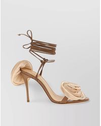 Magda Butrym - 'Sandals Ankle Wrap Floral Embellishment' - Lyst