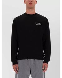 Versace Jeans Couture - Cotton Logo Sweatshirt - Lyst