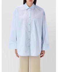 By Malene Birger - Derris Shirt With Chest Pocket And Long Sleeves - Lyst