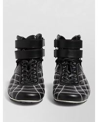 Dolce & Gabbana - Quilted Leather High-Top Sneakers - Lyst
