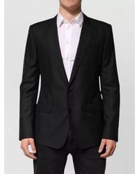 Dolce & Gabbana - Wool Silk Slim-Fit Single-Breasted Suit Jacket - Lyst