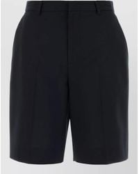 Gucci - Tailored Wool Shorts Belt Loops Pleats - Lyst