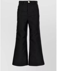 Giambattista Valli - Cropped Flared Trousers - Lyst