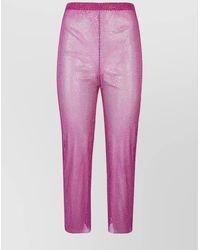 Santa Brands - Cropped Straight-Leg Trousers - Lyst