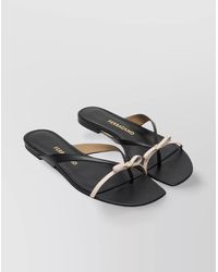 Ferragamo - Mini Bow Slide Narrow Fit - Lyst