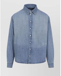 Jacquemus - Denim Long-Sleeve Shirt - Lyst