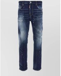 DSquared² - Distressed '642' Denim Trousers With Faded Wash - Lyst