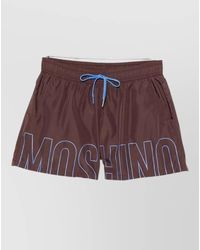 Moschino - Beach Shorts Side Pockets Back Pocket - Lyst