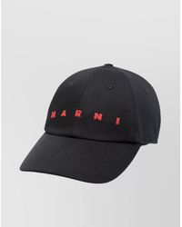 Marni - Cotton Logo Baseball Cap - Lyst