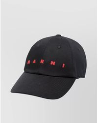 Marni - Cotton Logo Baseball Cap - Lyst