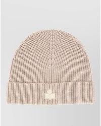 Isabel Marant - Wool Hat Logo Patch Turn Up Brim - Lyst