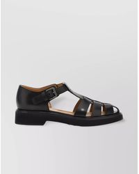 Church's - Carved Cut-Out Flat Sole Sandals - Lyst