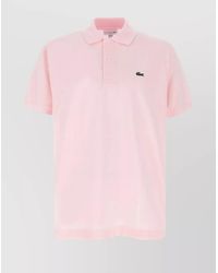 Lacoste - Cotton Piqué Short-Sleeve Polo Shirt - Lyst