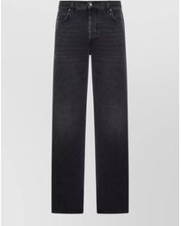 Haikure - Denim Mid-Rise Straight-Leg Jeans - Lyst