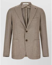 Tagliatore - Montecarlo Single Breasted Notch Lapel Jacket - Lyst