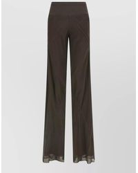 Rick Owens - Silk Wide-Leg Trousers - Lyst