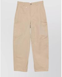 Givenchy - Wide Leg Cargo Trousers With Multiple Pockets - Lyst