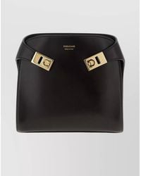 Ferragamo - Hug Bb S Leather Belt Bag - Lyst