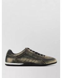 Gucci - Leather Shift Sneakers - Lyst